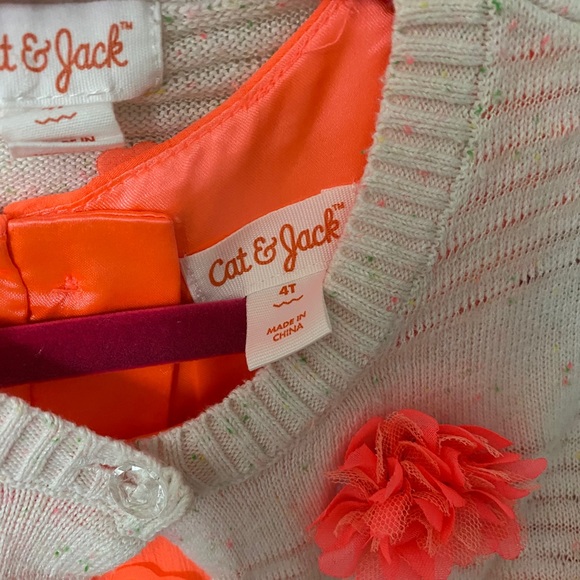 Cat & Jack dress and speckled shrug - Picture 6 of 8